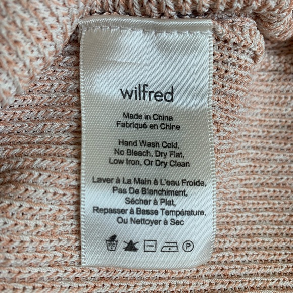 Aritzia Wilfred Palmier Slit Sides Sleeveless Knit Sweater Size Medium - Picture 7 of 8